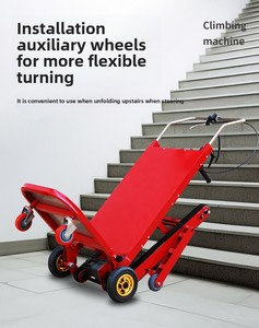 Máquina de escalada de escaleras sobre orugas plegable <span class=keywords><strong>Mini</strong></span> carrito de escalera eléctrico Equipo industrial portátil - Product Image 5