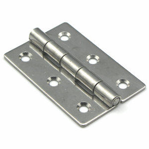 Charnière en acier inoxydable 75x50x2 mm 304, charnière industrielle pour meubles, montage en surface, durable - Product Image 3