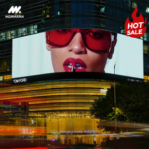 Lớn quảng cáo kỹ thuật số biển quảng cáo dấu hiệu Banner cong quảng cáo ngoài trời P8 Màn hình <span class=keywords><strong>LED</strong></span> Bảng hiển thị - Product Image 3