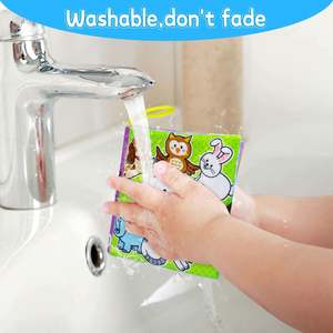 12 Libros de Tela Suaves para Bebés, Lavables, No Tóxicos, Libros de Tela Suaves para la Educación Temprana, Juguete de Aprendizaje Preescolar para Recién Nacidos - Product Image 5