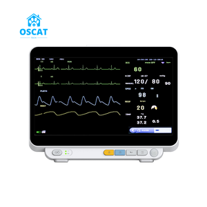 เครื่องมือสัตวแพทย์ OSCAT เครื่องวัดสัญญาณชีพผู้ป่วยแบบหลายพารามิเตอร์ขนาด 14 นิ้ว ECG SpO2 NIBP ETCO2 สำหรับโรงพยาบาลสัตว์ รุ่น VM14pro 1 - Product Image 4