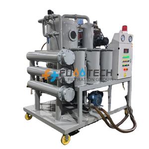 Machine de filtration d'huile isolante électrique à double étage ZYD-300 à haut débit pour la purification de l'huile de transformateur sous vide - Product Image 1