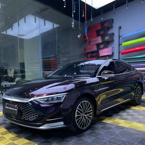 WRAPMASTER 1.52*17m Rojo Medianoche, Película Autoadhesiva de PVC para Envolver Autos, Material de PVC para Decoración de Carrocería, Cambio de Color - Product Image 1