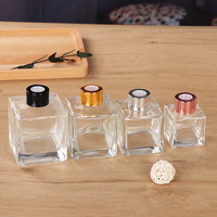 Bouteille en verre pour diffuseur de parfum en gros, flacon diffuseur d'huile d'aromathérapie 50ml 100ml 200ml