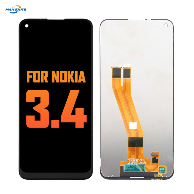 High Quality 1 Year Warranty Incell Mobile Phone LCDs for Nokia 3.4 LCD Screen Assembly Display Replacements