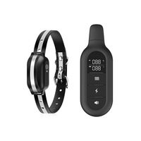 Collar de Adiestramiento para Perros con Correa Ajustable de TPU, Recargable, Impermeable, Antiladridos, con Control Remoto de Larga Distancia, Vibración y Descarga Eléctrica