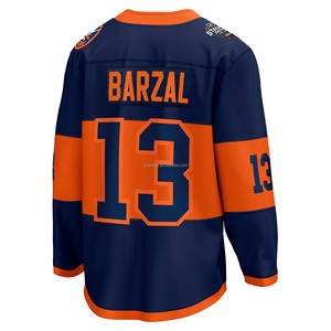 2024 maglia di Hockey su ghiaccio di New York camicie ricamate con loghi #13 barzal #27 lee #30 sorokin #14 abbigliamento sportivo uniforme cucita - Product Image 2
