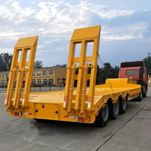 Remolque de Plataforma Baja ORENOR de Venta Directa de Fábrica, 3/4 Ejes, para Transporte de Excavadoras, Estructura de Acero - Product Image 2