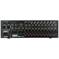 MDFX Professional 10 12 Channel Mixer Audio Bertenaga untuk Rak, Dilengkapi BT 250W Analog, Prosesor 16 Efek, Konsol Metal, EQ 3-Band