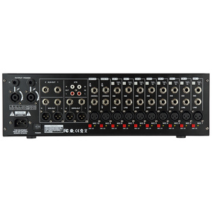 Mezclador de audio profesional MDFX de 10/12 canales, amplificado, para montaje en rack, con Bluetooth, 250W, analógico, con procesador de 16 efectos, consola para audio y video. - Product Image 4
