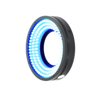 Anneau lumineux LED haute luminosité 100 mm pour inspection par vision industrielle, éclairage annulaire 24 V rouge, blanc, bleu, IR, éclairage industriel