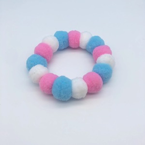 Cute Pet Collar <b>Rainbow</b> Pom Poms Small Medium Dogs Cats All Seasons Accessory Gift - Product Image 3