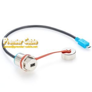 Cable de Extensión Micro USB 2.0 Impermeable para Montaje en Panel, Macho a Hembra, para Dispositivos de Datos - Product Image 5