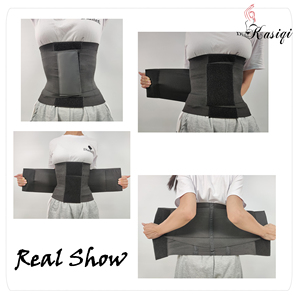Phụ Nữ Đàn Hồi Belly Shaper Eo Huấn Luyện Viên Ba Đai Đôi Băng Tummy Trimmer Belt Bọc Belly Binding Giảm Béo Eo <span class=keywords><strong>Neoprene</strong></span> - Product Image 4