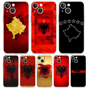 Custodia per telefono <span class=keywords><strong>trasparente</strong></span> di lusso bandiera Albania per <span class=keywords><strong>iPhone</strong></span> 15 16 14 <span class=keywords><strong>13</strong></span> 12 <span class=keywords><strong>Mini</strong></span> 11 17 Max xx X XR SE Plus <span class=keywords><strong>Cover</strong></span> <span class=keywords><strong>trasparente</strong></span> in Silicone TPU - Product Image 1