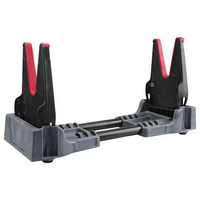 Accessoires de chasse et de tir : Support de tir compact en plastique avec fourches anti-rayures, support de fusil pliable et rétractable