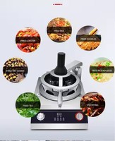 Équipement de cuisine commerciale d'approvisionnement d'usine Semikron Machine de cuisson automatique mélangeur automatique multifonction pour oeuf frit riz Wok
