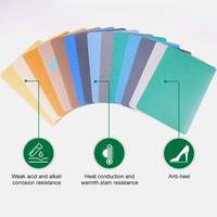 Azulejo de suelo homogéneo autoadhesivo moderno 2mm de espesor suelo impermeable antideslizante baño cocina suelo de PVC