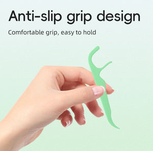 Ortodôntico <span class=keywords><strong>Dental</strong></span> <span class=keywords><strong>Floss</strong></span> Pick Gentle on Gums Tooth Glide suavemente dentes Flosser para aparelhos com caixa 50 pcs - Product Image 4