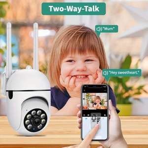 كاميرا أمان ريجيس بدقة 1080 بكسل و3 ميجابكسل مع واي فاي وصوت ثنائي الاتجاه وكشف الحركة بالذكاء الاصطناعي ورؤية ليلية لمراقبة المنزل والحيوانات الأليفة، تدعم بطاقة الذاكرة - Product Image 5