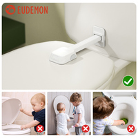Verrou de sécurité adhésif pour siège de toilette, protection enfant, loquet de sécurité pour toilettes, pour la sécurité des tout-petits à la maison