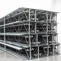 Panneau de plancher composite structurel TD4 120 en acier pour extension d'appartement résidentiel, installation rapide
