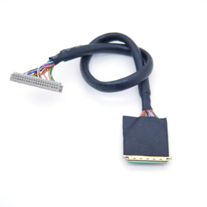 Ultra Low Profile 0,4 mm 40-pins 20347 micro-coaxkabel dubbelzijdig LVDS EDP-kabel voor draagbare industriële besturing touchscreen - Product Image 5