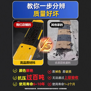 แผ่นเหล็กกั้นความเร็ว Qingli'ao ทนแรงดันสูง ใช้ได้หลายประเภทบนถนน - Product Image 5
