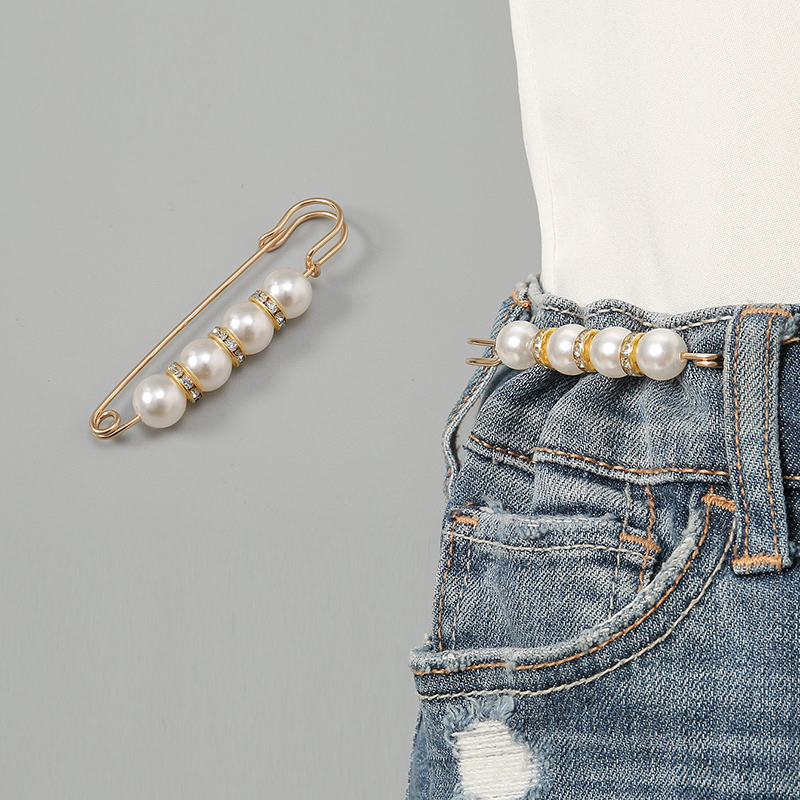 Fashion New Safety Buckle Clip Pearl