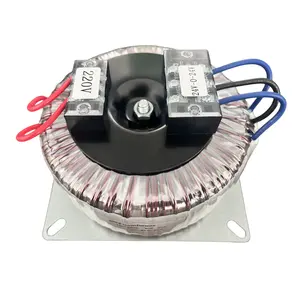 Petit transformateur électrique d'amplificateur audio de 250 watts 220v 40v transformateur toroïdal 200va 12 0 12