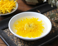 Thé aux chrysanthèmes impériaux à fil doré, marque privée OEM, grande fleur, détoxifiant à base de plantes pour la santé du foie et rafraîchissant, vente en gros