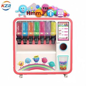 Distributeur automatique intelligent de chocolats et bonbons, machine commerciale en libre-service à code QR, machine à bonbons Happy Color - Product Image 1