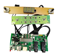 Module amplificateur audio numérique Bluetooth personnalisé OEM, carte d'amplification stéréo avec enregistrement et lecture USB