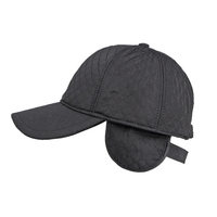Gorra de Béisbol de Invierno para Hombre, Personalizada al por Mayor, de Algodón Grueso y Cálido, con Orejeras