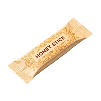 Sachet individuel vide de 4,5x15cm, de diverses couleurs, de qualité alimentaire, thermoscellable, pour poudre, en forme de coussin, pour miel