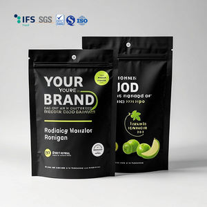 Conception personnalisée Emballage d'aliment pour animaux de compagnie thé café laminé étanche à l'humidité fermeture éclair pochette debout avec logo de qualité alimentaire - Product Image 3