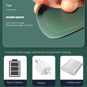 Ceiling Fan Multifunction Timing Camping Fan <b>Lights</b> USB Rechargeable Wireless Remote Control 4 Gears With LED Lamp Ceiling Fan - Product Image 6