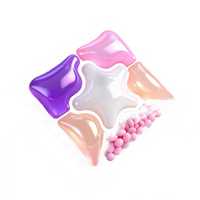Megawash OEM ODM Tout-en-un : Capsules de lessive concentrées pour éliminer les taches tenaces, gelée en boule jetable, parfum fruité, détergent pour vêtements