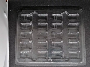 SFP/SFP+-01 10 Pcs 10COUNT Universal SFP/SFP+ Transceiver Clamshell Blister Pack Storage Case SFP/SFP+-01 <b>Plastic</b> <b>Trays</b> for Pack - Product Image 4