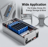 Support de batterie cylindrique emboîtable résistant aux vibrations pour module lithium de trottinette électrique