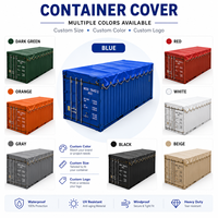 Bâche de toit toutes saisons pour conteneur 20FT/40FT, auvent de conteneur maritime, bâche de chargement à dessus ouvert, couverture de conteneur résistante aux intempéries