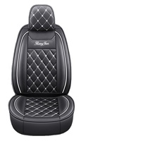 Noir et rouge universel Fit pas cher protection Pvc ensemble complet étanche housse de siège de voiture en cuir Pu pour toyota corolla camry