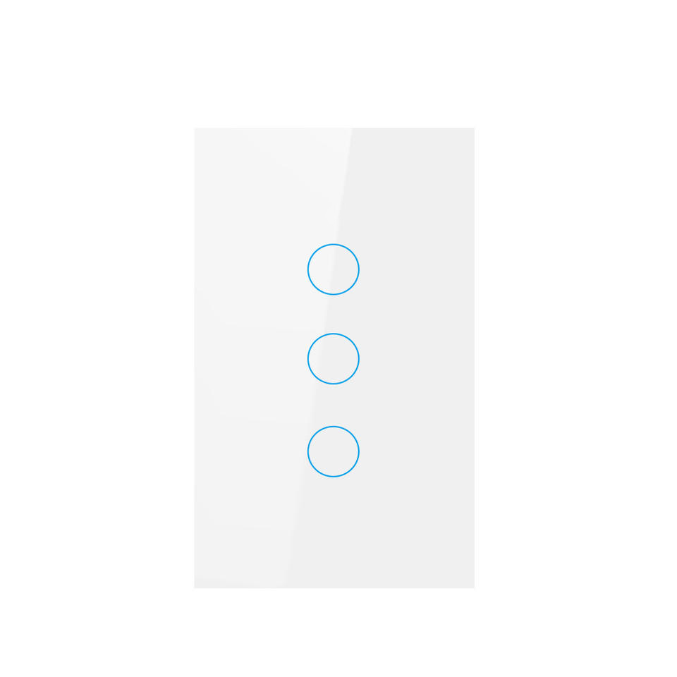Zigbee - Blanco, 3 interruptores