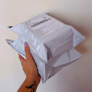 Bolsas de Envío, Nuevas, de Plástico Grueso, para Mensajería, Sobres de Embalaje, Blancas Mate, Bolsas de Poliéster para Ropa - Product Image 1