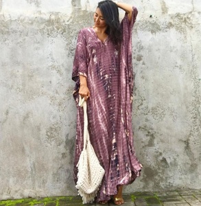 Caftán de verano para mujer, ropa perfecta, rayón, Batik, Bali - Product Image 1