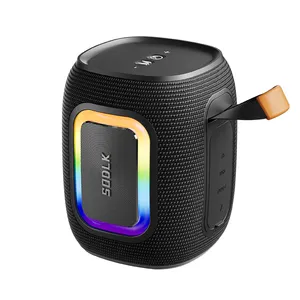 SODLK T27 Parlantes New Arrivals Fabric Wireless Speaker Caixa De Som Portable Music Speaker With Light