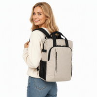 Sac à dos pour ordinateur portable étudiant en gros, logo personnalisé, 15,6 pouces, extensible, unisexe, étanche, pour affaires