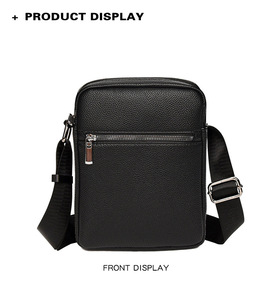 Bolso Bandolera de Lujo de Diseño OEM/ODM, de Piel Sintética, para Viajes de Negocios, con Correa Ajustable, Logotipo y Resistencia al Agua - Product Image 6