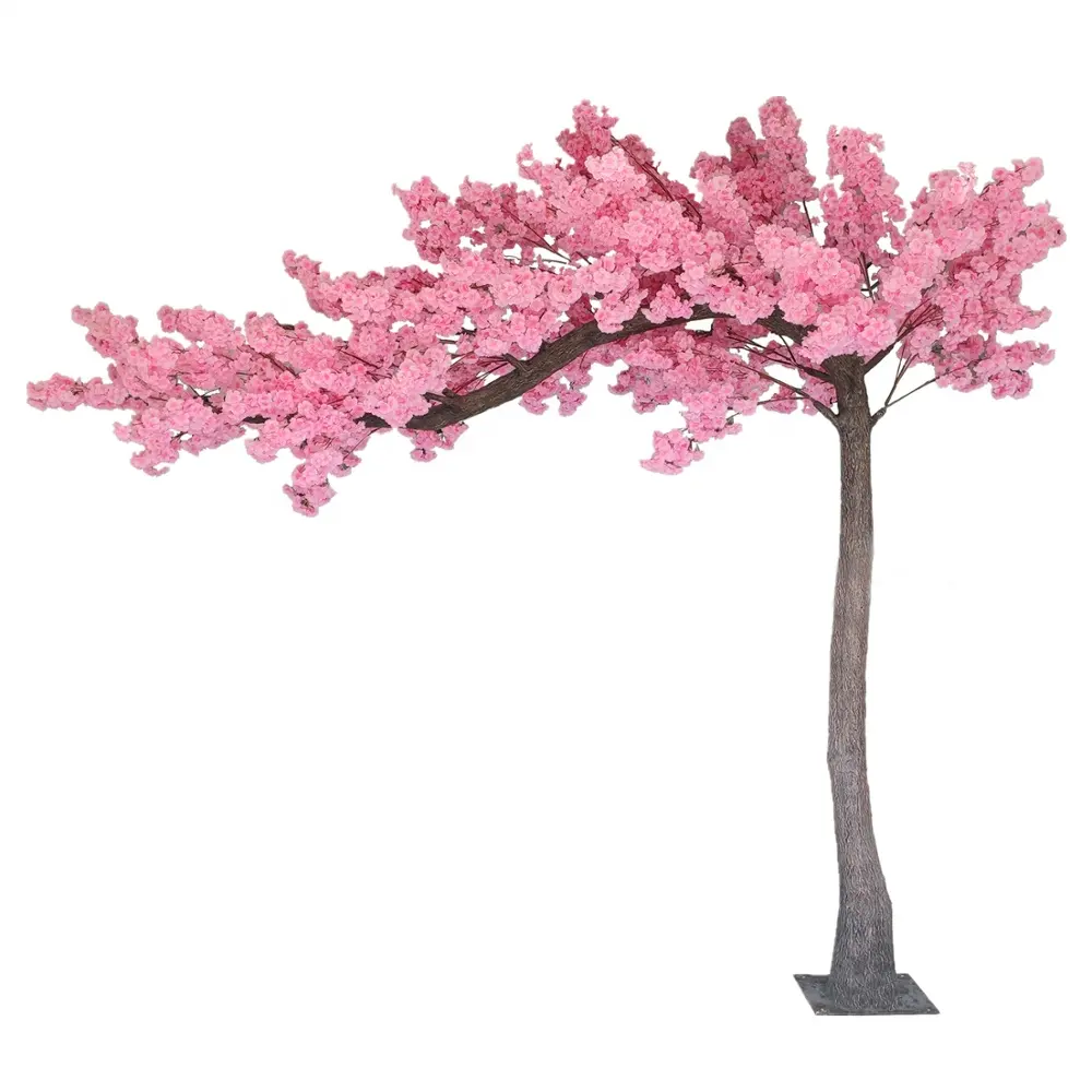 งานแต่งงานตกแต่งคุณภาพสูงประดิษฐ์ Arch ผ้าไหม Cherry Blossom Tree/งานแต่งงานขายร้อน