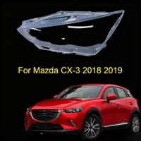 Lentille de phare de voiture pour Mazda CX-3 CX3 2018-2019, coque transparente, verre de phare, remplace les abat-jour d'origine